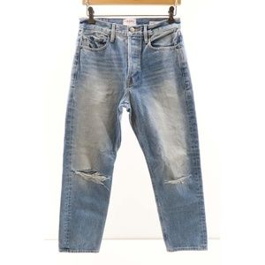 FRAME Rigid Re-Release High Waist Crop Jeans
